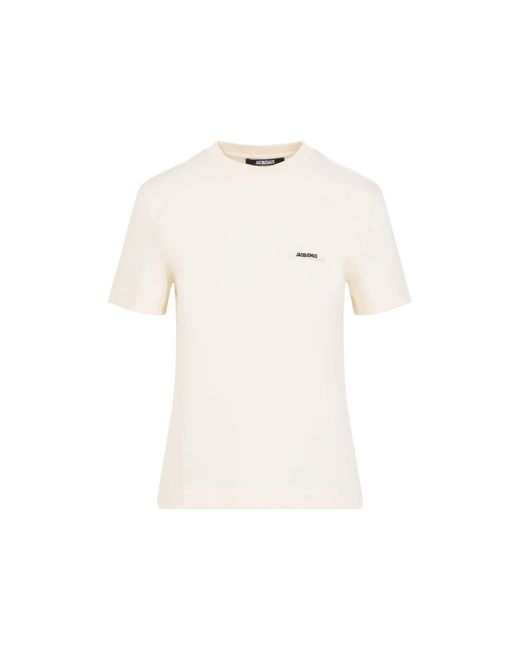 Jacquemus Natural Le Grosgrain T-Shirt