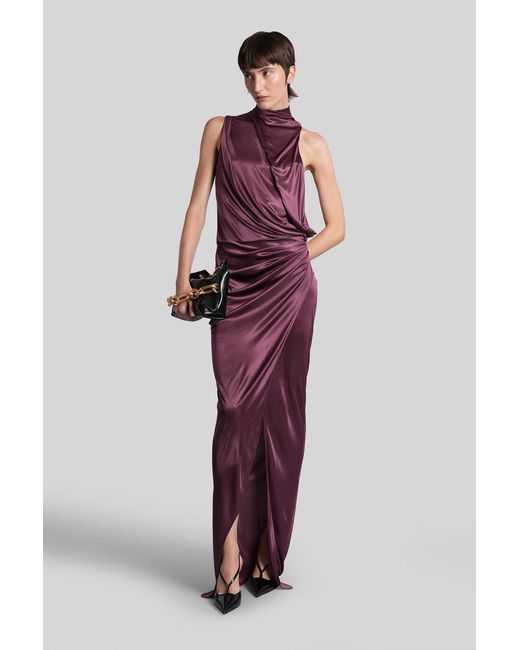 Balmain Red Long Dress