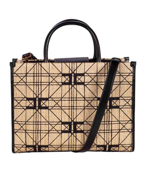 Elisabetta franchi monogram bag best sale