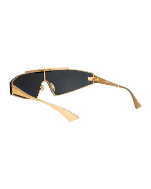 Versace Black Metal Sunglasses