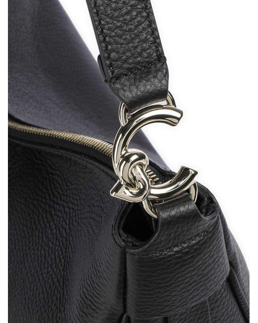 Coccinelle Black Shoulder Bag Cowhide Shoulder-Bags