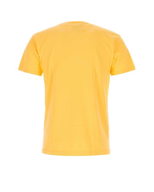 Kidsuper Yellow Cotton T-Shirt for men
