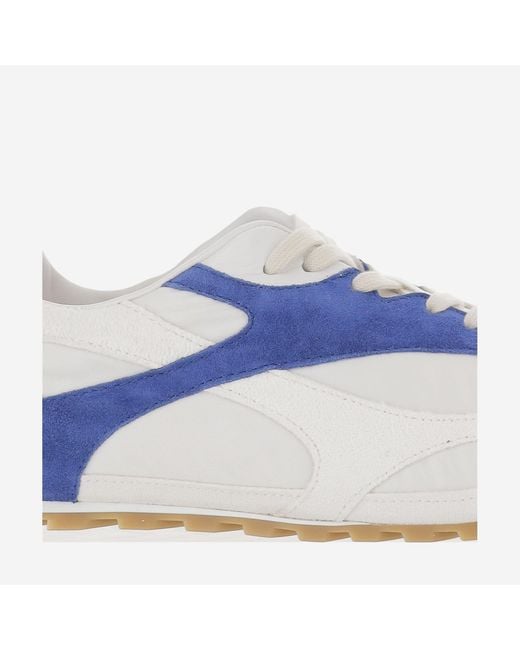 Bottega Veneta White Leather Sneakers Trainers for men