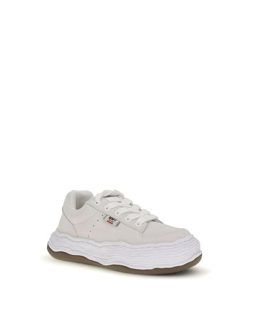 Maison Mihara Yasuhiro White Oliver Sneakers Upper: Cotton; Sole: Rubber