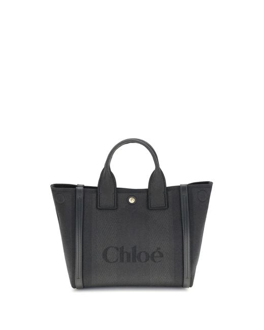 Chloé Black Carry Tote Bag