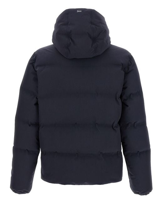 Herno Blue New Impact Down Jacket for men