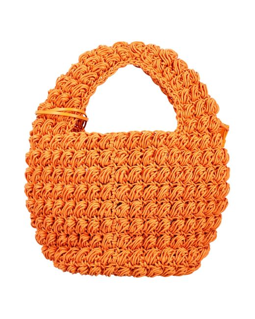 J.W. Anderson Orange Popcorn Basket Bag