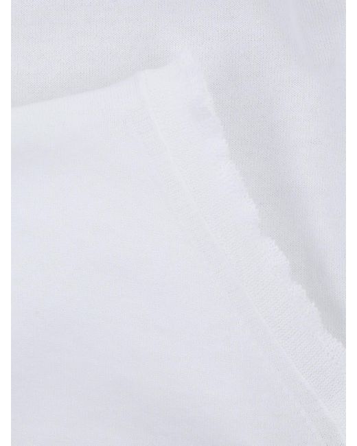 Sibel Saral White Cotton Waistcoat