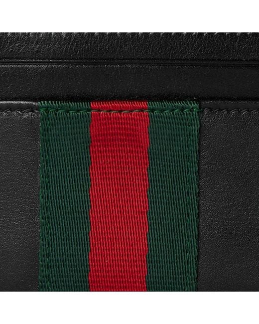 Gucci Black Cardholder Leather Wallets & Cardholders for men