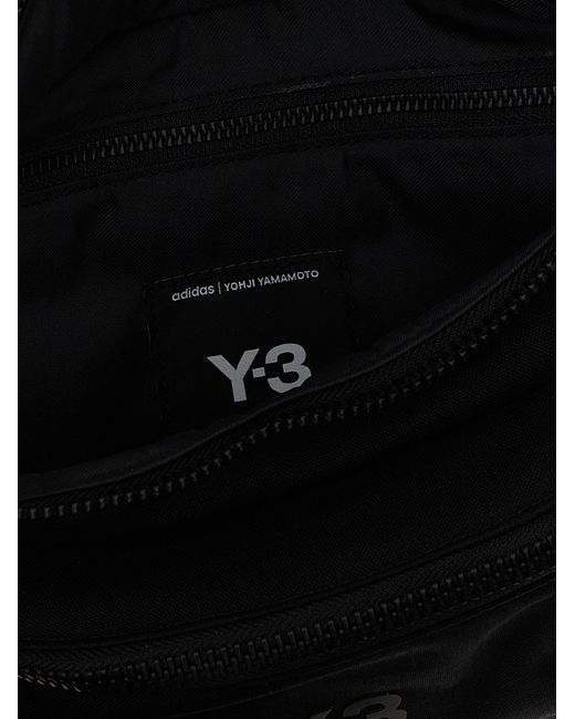 Y-3 Black Polyamide Crossbody Bag