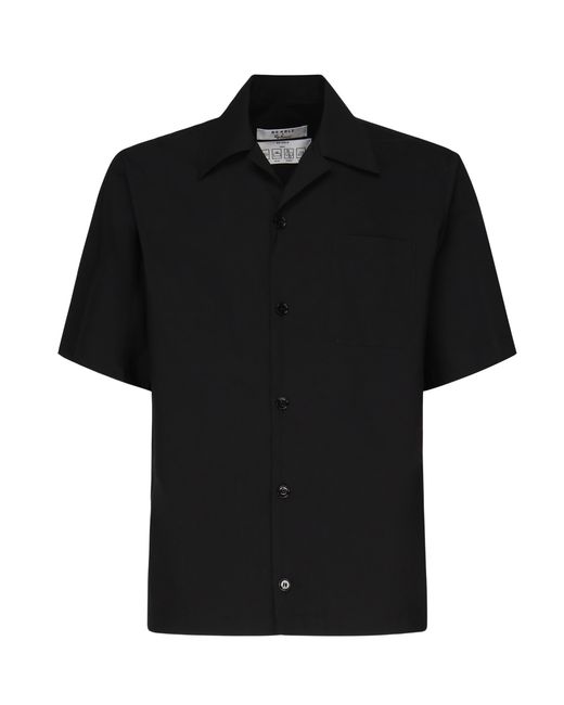 BE ABLE Black Shirts Cotton Polyamide Elastane for men