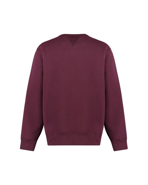 Polo Ralph Lauren Purple Cotton Crew-neck Sweatshirt for men