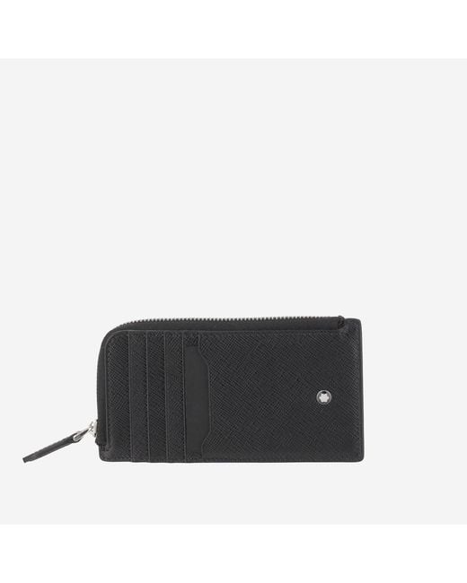 Montblanc Black Cardholder Leather Wallets & Cardholders for men