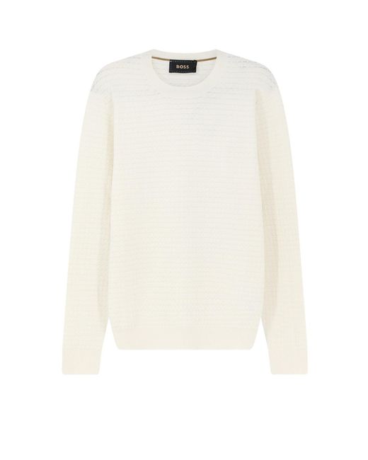 Boss White Boss Sweaters for men