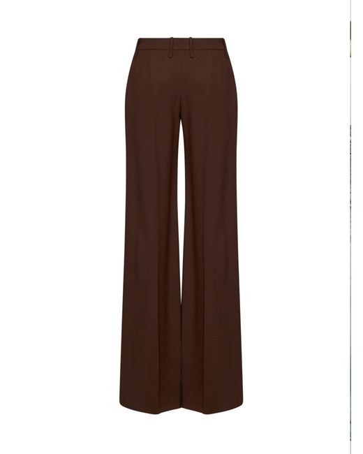 Ermanno Scervino Brown Chestnut Interlock Bootcut Trousers