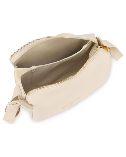 Burberry Natural Shoulder Bag Tavistock Leather Calfskin