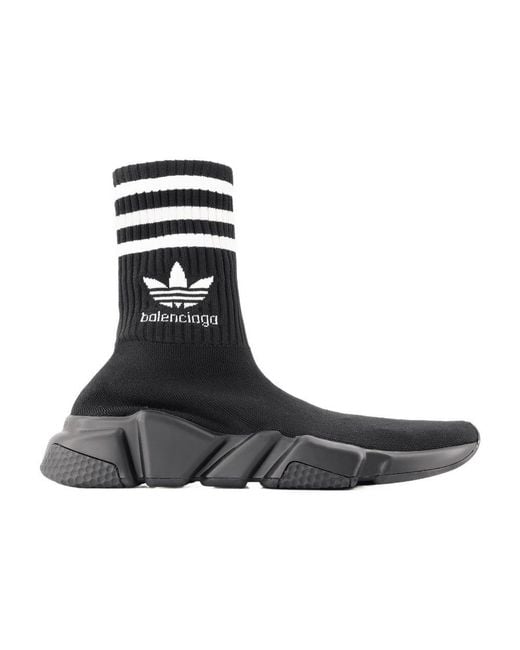 Balenciaga Black Speed Lt Adidas Sneakers