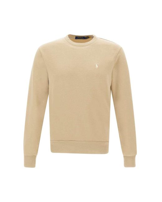 Polo Ralph Lauren White Classics Cotton Sweatshirt for men