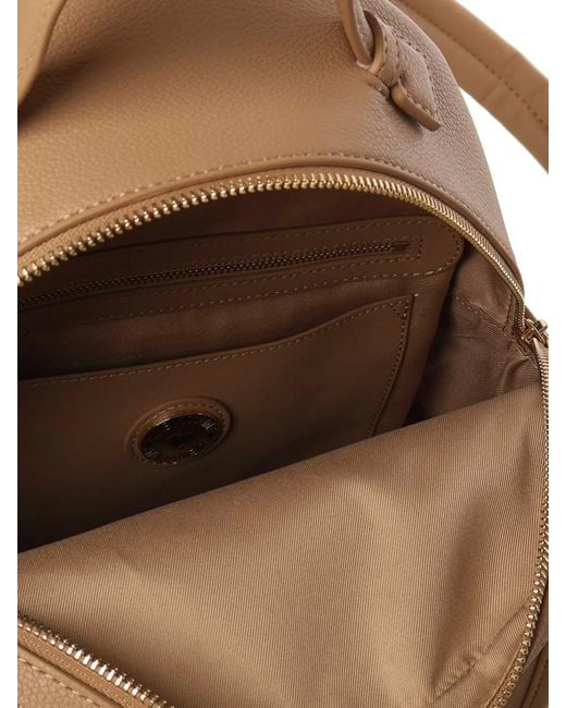 Love Moschino Natural Backpack With Large Logo