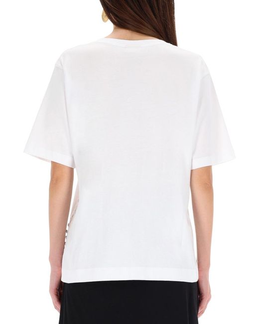 Dries Van Noten White Heydu Bis T-Shirt Cotton T-Shirts