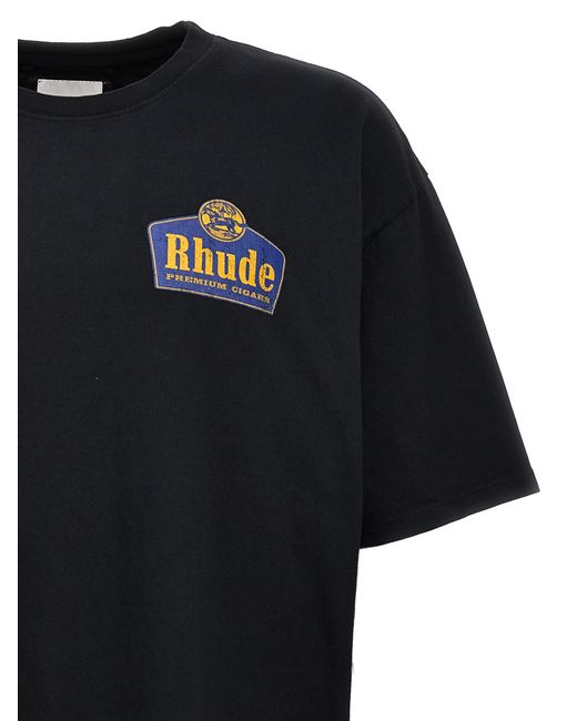 Rhude Black 'Grand Cru' T-Shirt for men