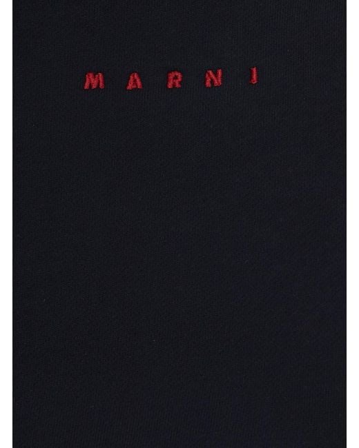 Marni Blue Sweatshirt Cotton Hoods & Sweatshirts