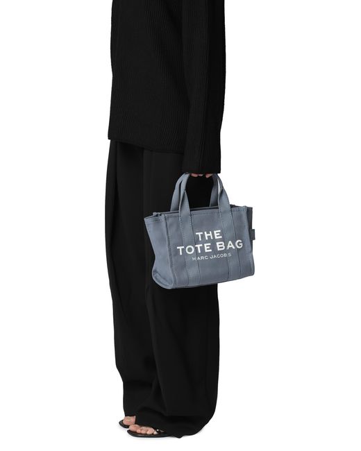 Marc Jacobs Black Tote Bag Small Canvas Cotton