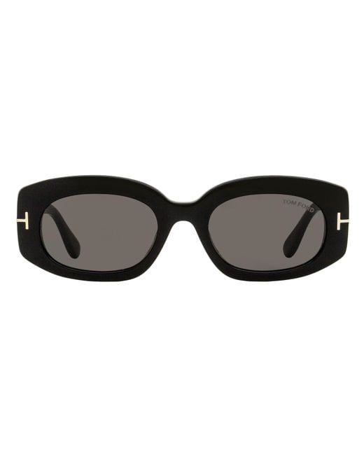 Tom Ford Black Cielle Sunglasses Tf1187 01A 52Mm Ft1187 Plastic (Acetate)