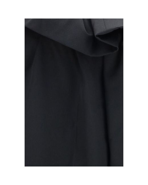 Khaite Black Wool Oves Aries Casual Pants