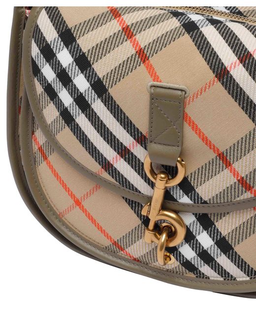 Burberry B Clip Small Handbag in Brown | Lyst