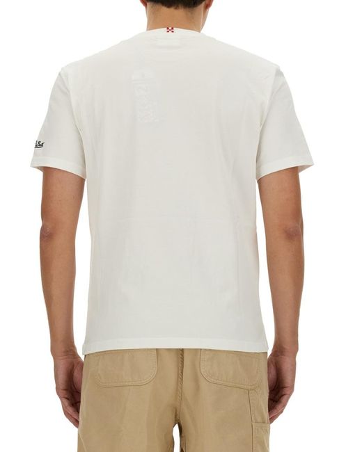 Mc2 Saint Barth Gray Cotton T-Shirt for men
