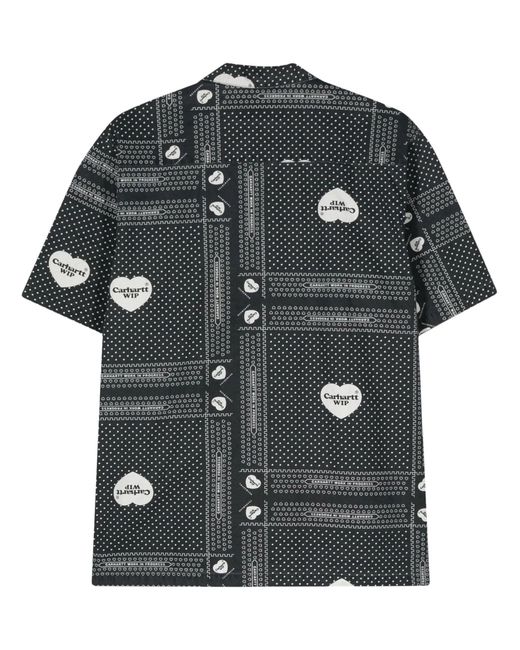 Carhartt Black Heart Bandana Shirt for men