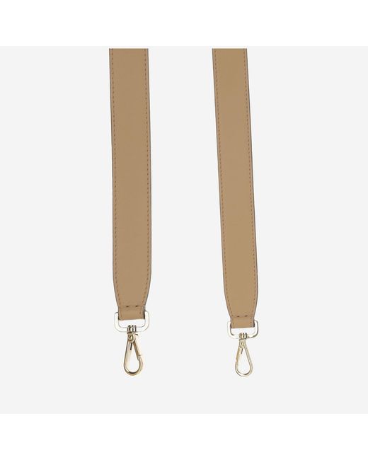 Fendi Natural Shoulder Bag Leather