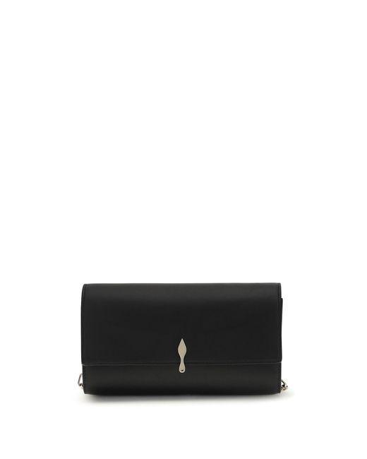 Christian Louboutin Black Bettina Wallet With Chain