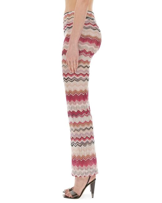 Missoni Pink Striped Pants