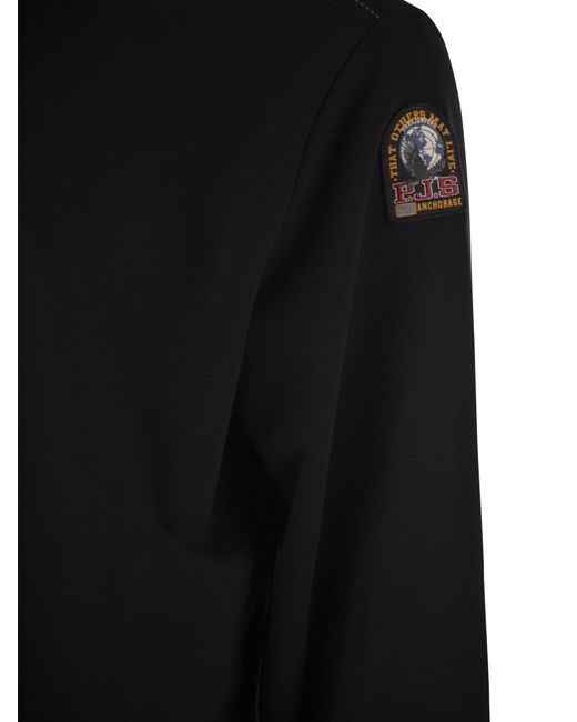 Parajumpers Black K2 - Cotton Crew-Neck Sweatshirt for men