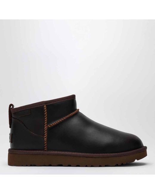 Ugg Black Classic Ultra Mini Ironwood Boot