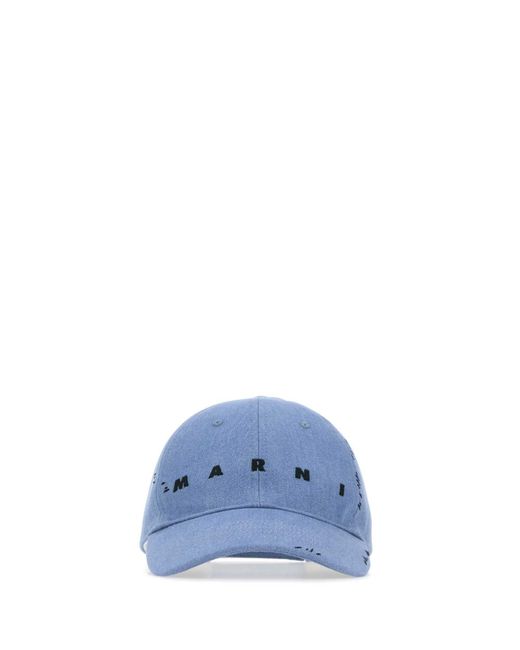 Marni Blue Hats for men