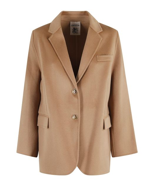 Semicouture Brown Giacca Camelia