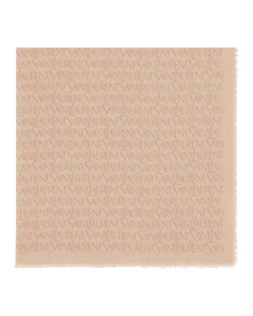 Saint Laurent Natural Square Scarf