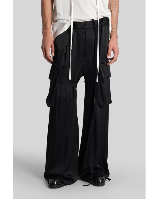 Ann Demeulemeester Black Iben Pants for men