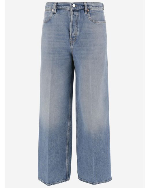 Gucci Blue Cotton Denim Jeans Trousers