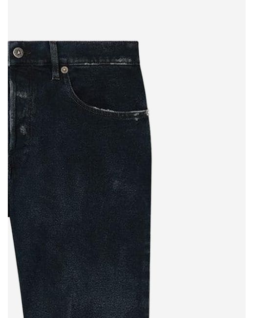 Golden Goose Deluxe Brand Blue Slim Fit Stretch Cotton Jeans for men