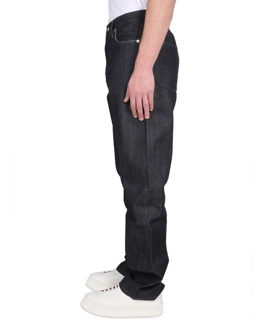 Jil Sander Black Loose Fit Jeans for men