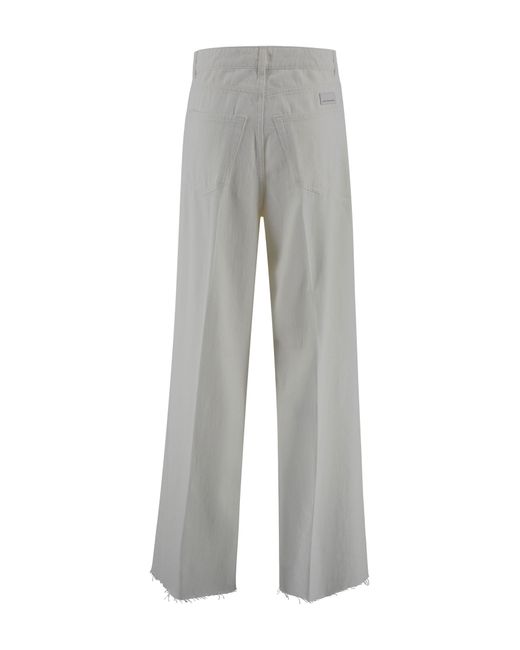 Nine:inthe:morning Gray Mid-Rise Trousers