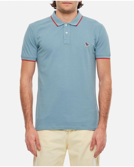 PS by Paul Smith Blue Zebra Polo for men