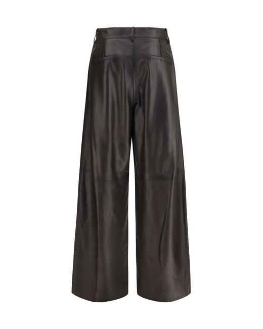 P.A.R.O.S.H. Black Leather Pants
