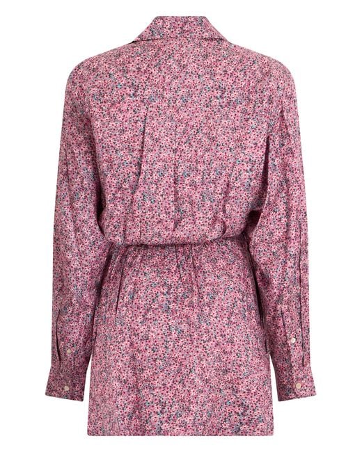 Isabel Marant Pink Blouse Floral Viscose Blouses