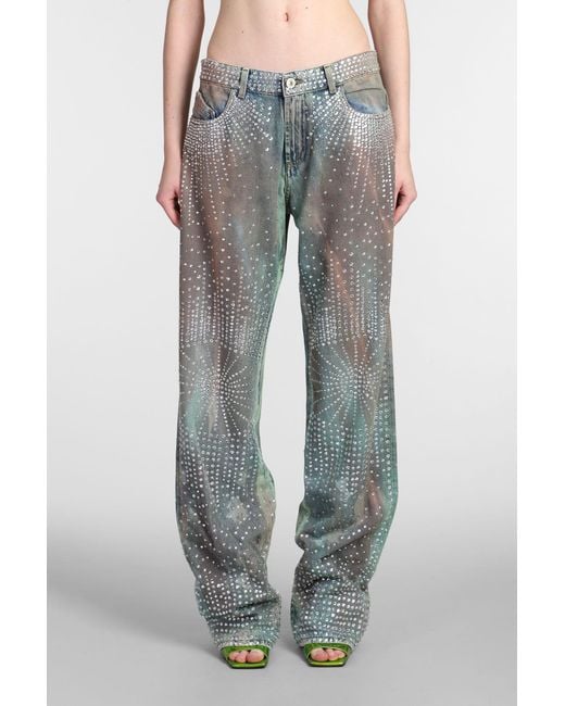 デニム・ジーパン THE ATTICO FW25 Tape jeans (251WCP00279 024) The Attico Jeans for Women | Online Sale up to 66% off | Lyst