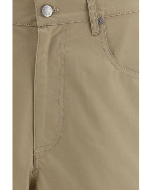 Moschino White Long Bermuda Shorts Cotton for men